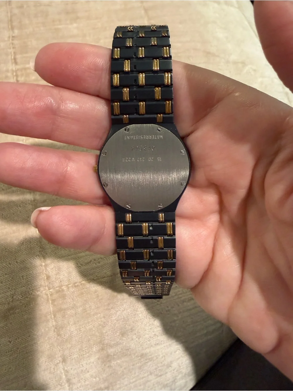 Concord special edition black and gold watch